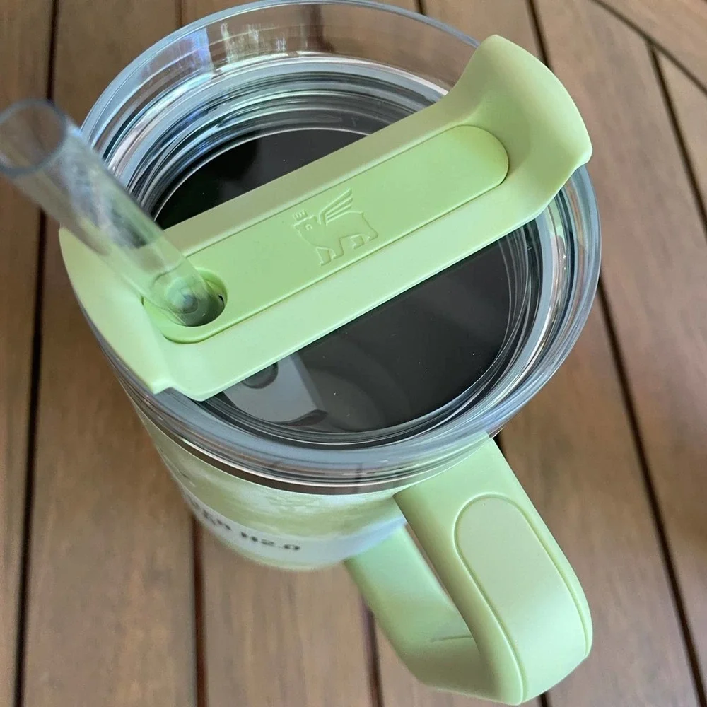 Stanley  target exclusive  Adventure Quencher‎ H2.0 Tumbler 40oz Citron Tie Dye - Picture 3 of 4